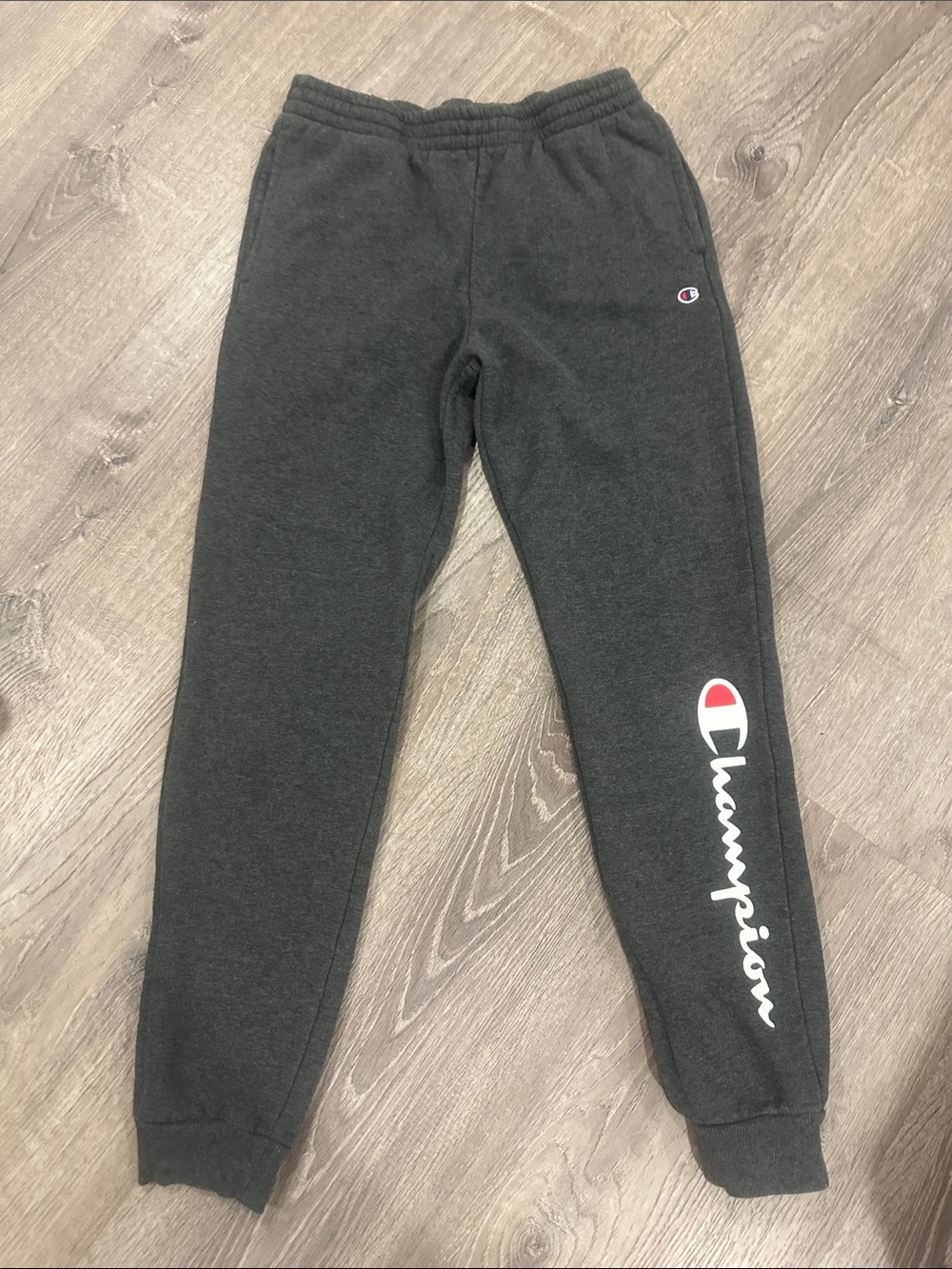 Champion Charcoal Gray Logo Joggers